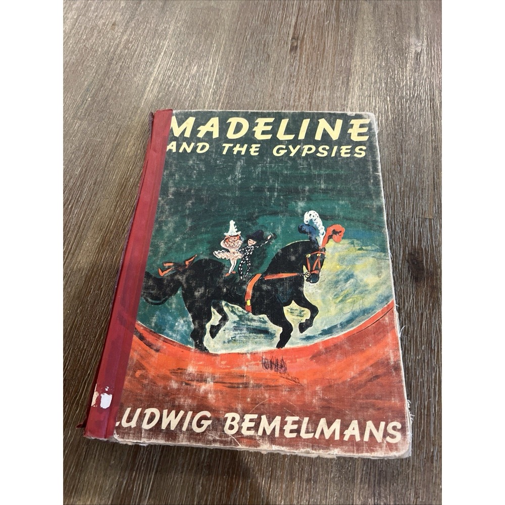 1965 Madeline and the Gypsies by Ludwig Bemelmans ~ 1960s vintage kids Book